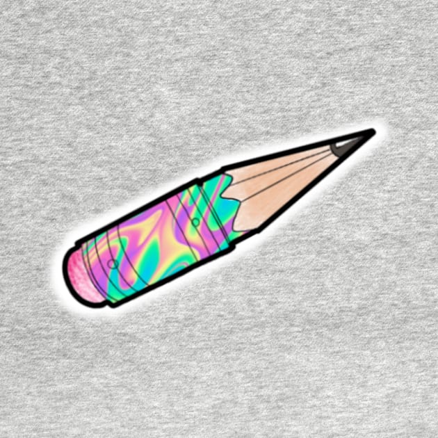 The Tiny Pencil We All Had @ One Point in School by Bite Back Sticker Co.